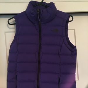 North Face Purple Vest